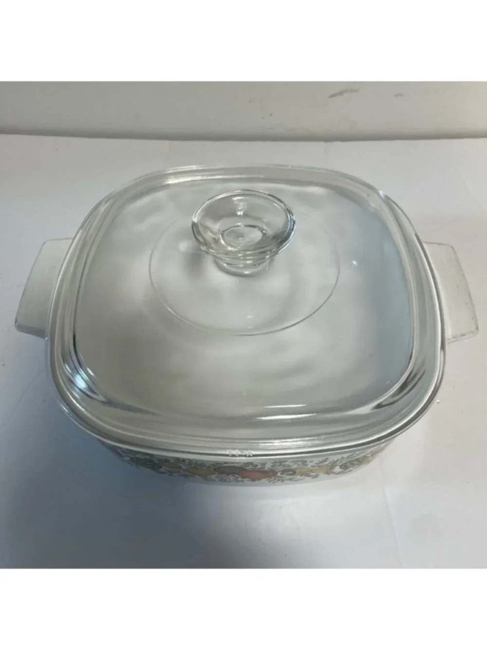 Vintage Corning Ware Spice of Life Casserole Dish with Lid – 8” x 8”